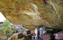 Davidsons Arnhemland Safaris Aboriginal Rock Art Rainbow Serpent