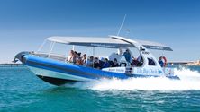 The Big Duck Boat on tour at Victor Harbor South Australia.