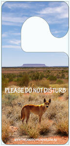 Outback Dingo Do Not Disturb Hanger