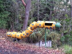 Caterpillar Letterbox - photo by Vivenne Tracy