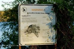 Crocodiles inhabit these waters - Northern Territory