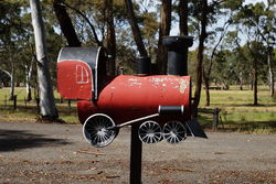 Old Red Rattler Letterbox - Raglan Victoria