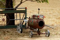 Home made model of an old steam engine - Victoria 