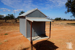 The Old Iron Homestead - even with the dog! Outback NSW