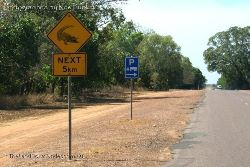 Watch for Crocs next 5km - Northern Territory