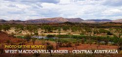 West Macdonnell Ranges of Central Australia are beautiful in the summer.