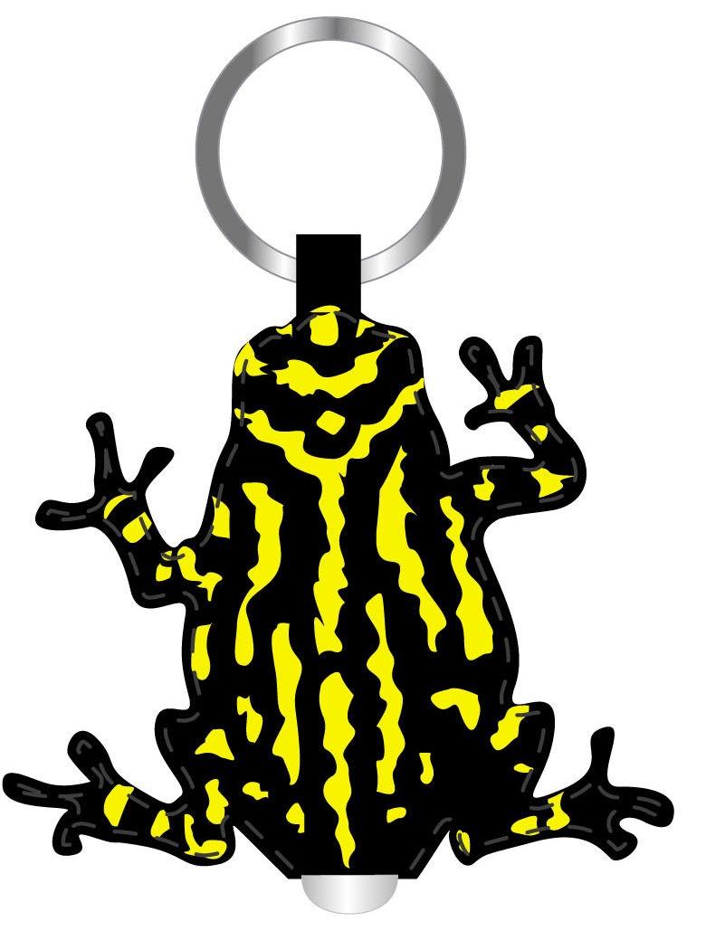 Corroborree Frog Keyring Torch The Land Down Under