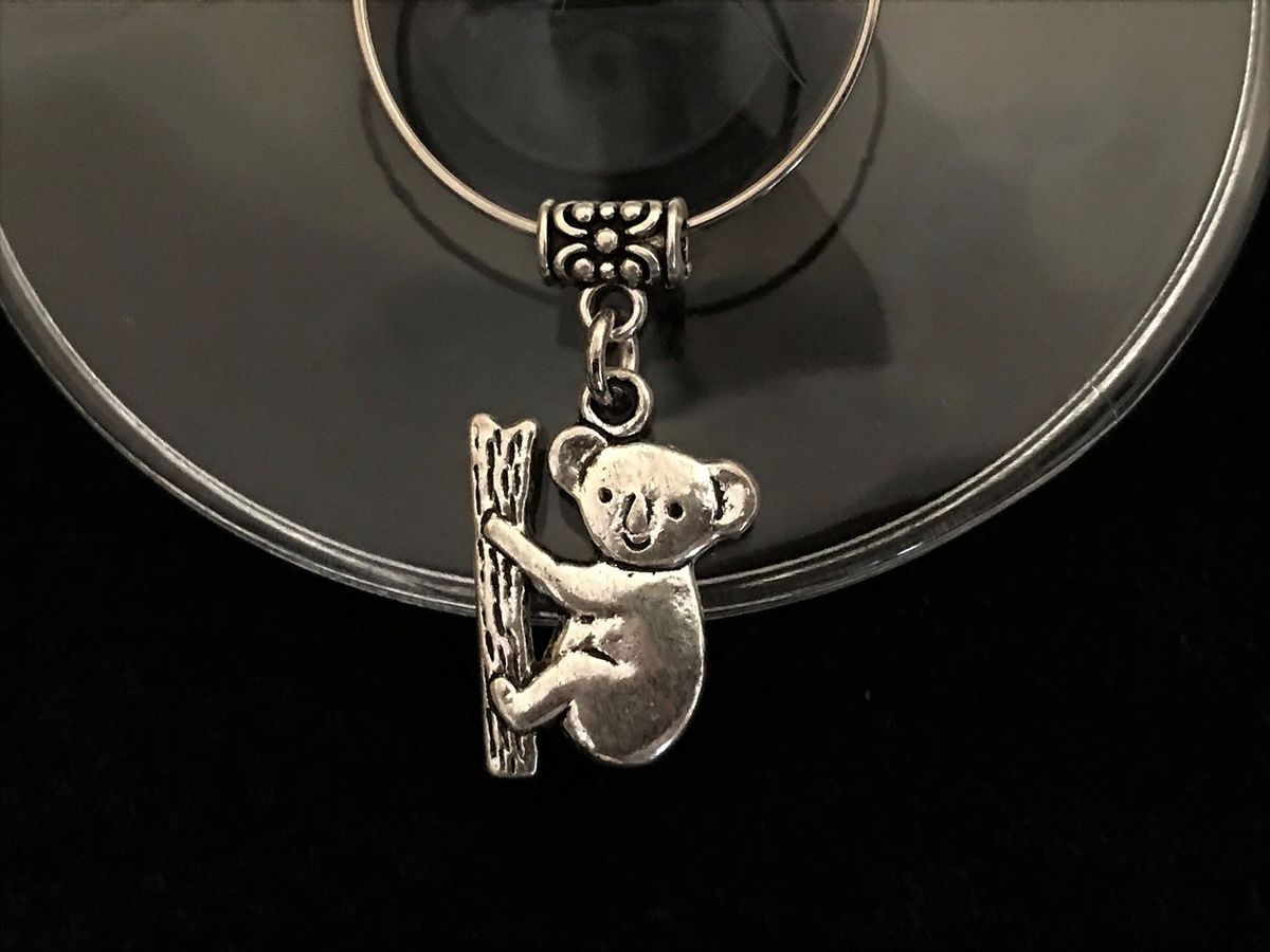 Wine Charm Koala The Land Down Under
