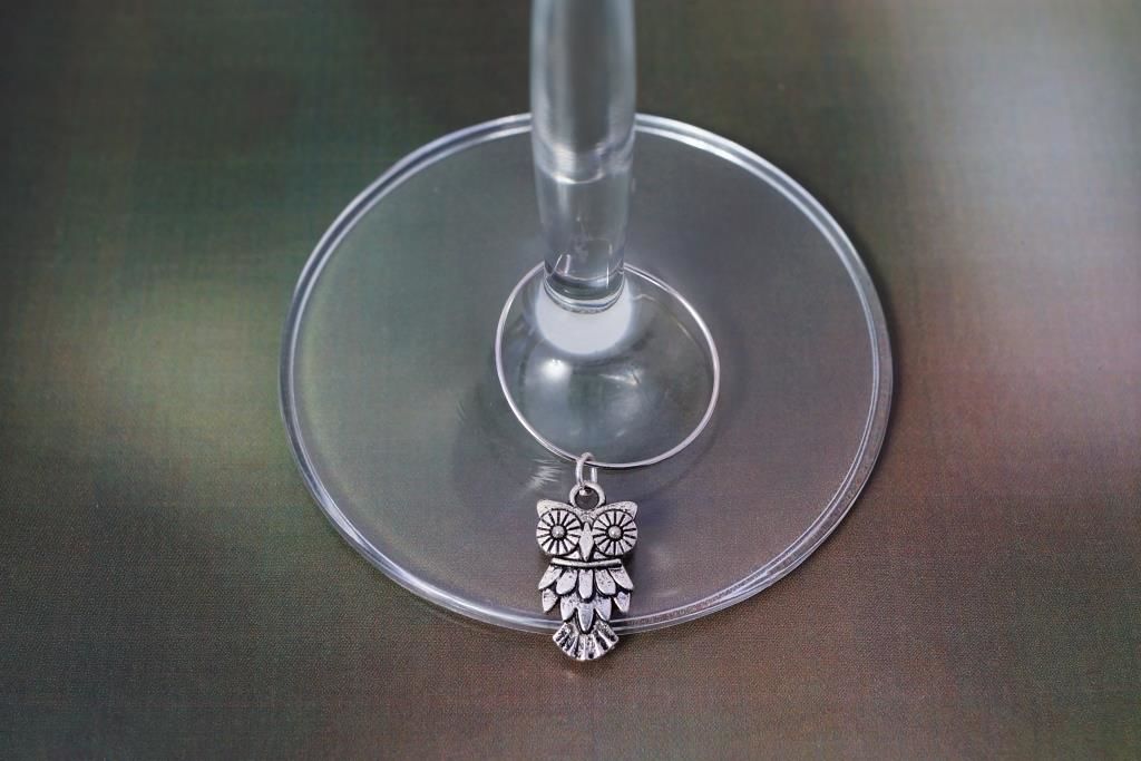 Wine Charm Owl The Land Down Under