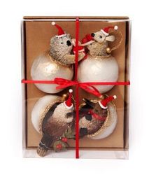 Aussie Animal Set 4 Christmas Baubles