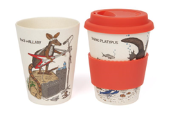 Eco-bamboo fibre Keep Cup - Wallaby and Platypus