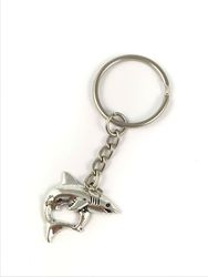 Silver shark keyring - The Land Down Under